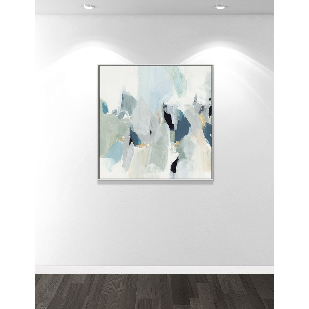 Little Talks II by Isabelle Z - Picture Frame Print on Canvas Casa Fine Arts Size: 41.5" H x 41.5" W x 2" D Format: White Floater Framed Canvas