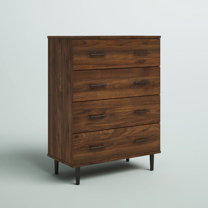 Cambi 4 Drawer 30" W Chest Wade Logan® Color: Dark Walnut/Dark Walnut