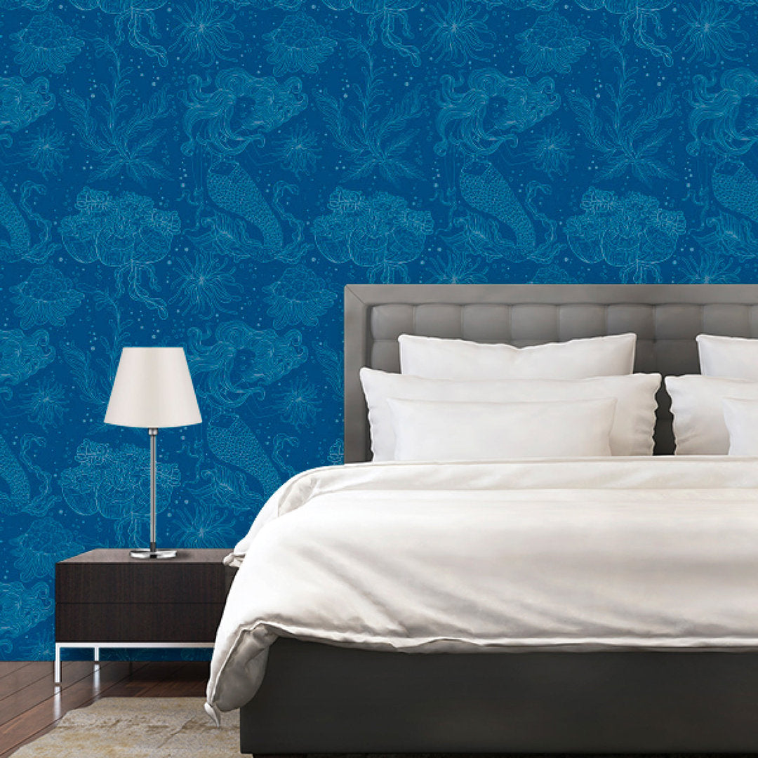 Stevenson Peel and Stick Wallpaper Panel Dovecove Size: 10.5' L x 2' W