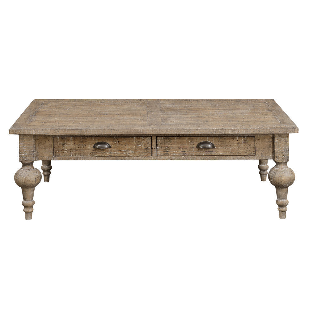 Clintwood Solid Wood 4 Legs Coffee Table Three Posts™
