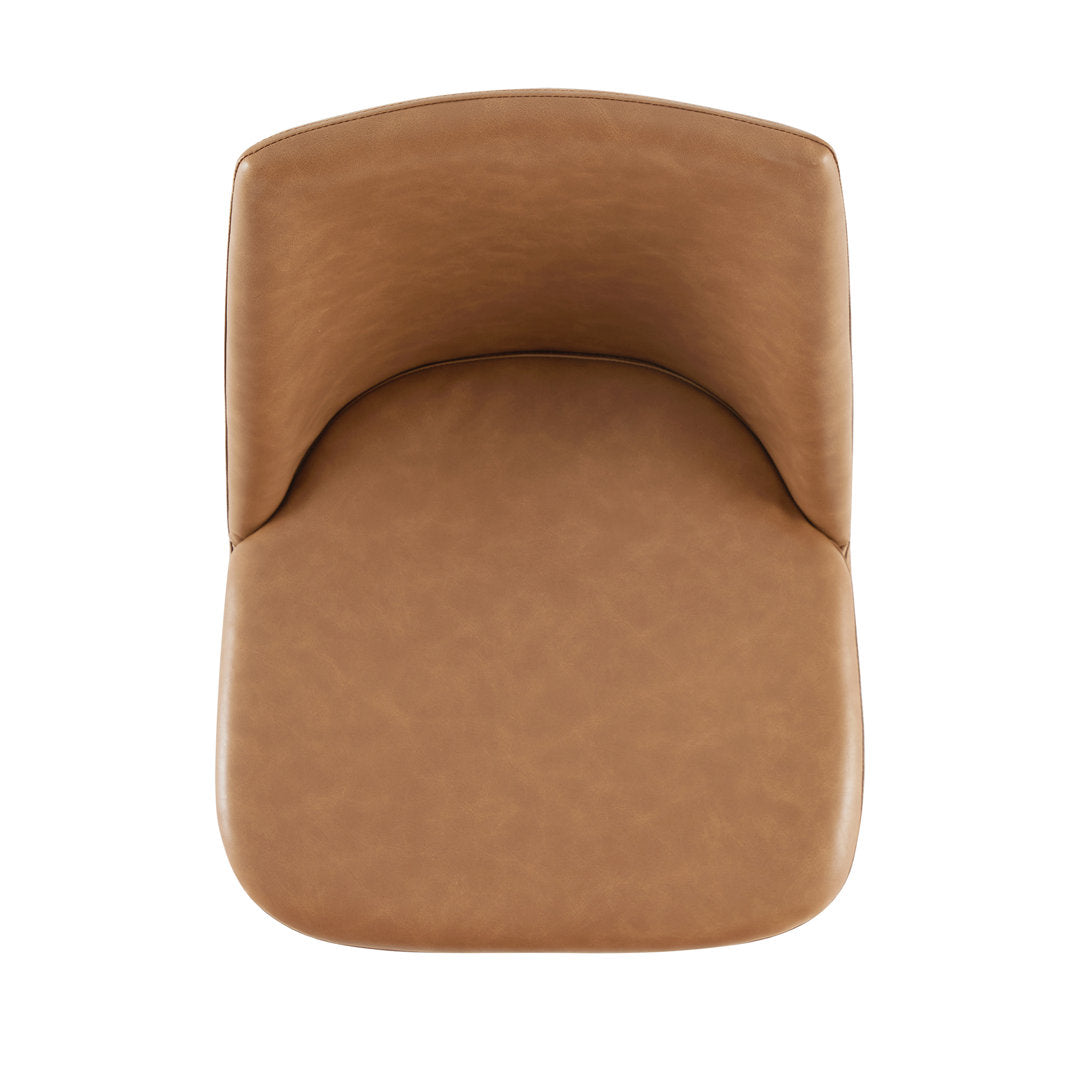 Betzalel Upholstered Parsons Chair (Set of 2) Wade Logan® Upholstery Color: Brown