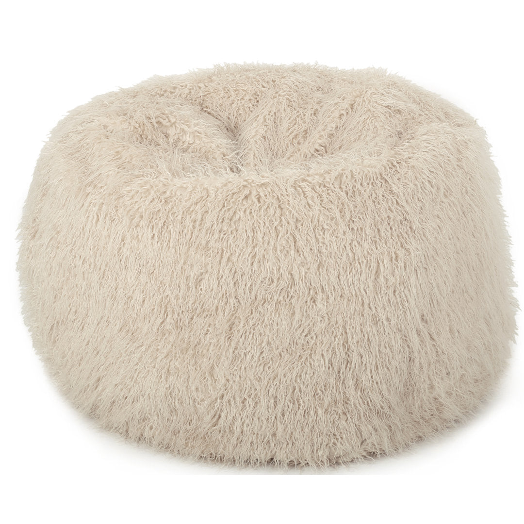 Large Classic Bean Bag Mercer41 Fabric: Taupe Polyester