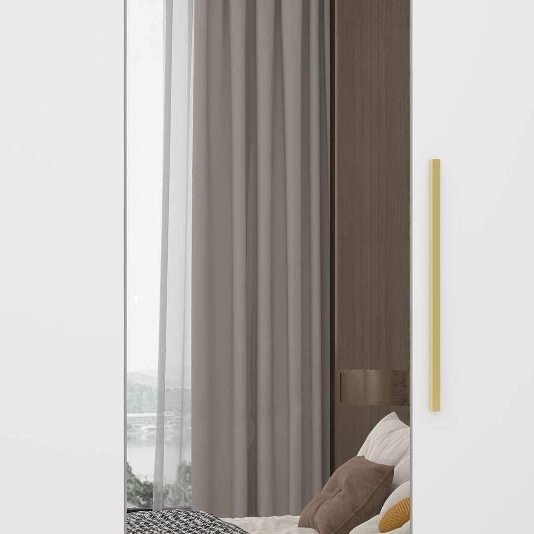 Latrobe Armoire Willa Arlo™ Interiors Color: White