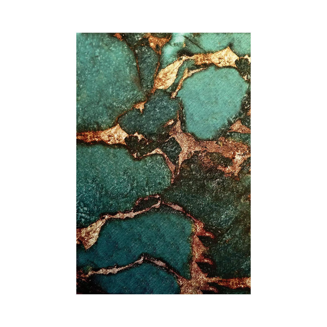 Emerald' - Painting Print East Urban Home Size: 12" H x 8" W x 0.75" D Format: Wrapped Canvas