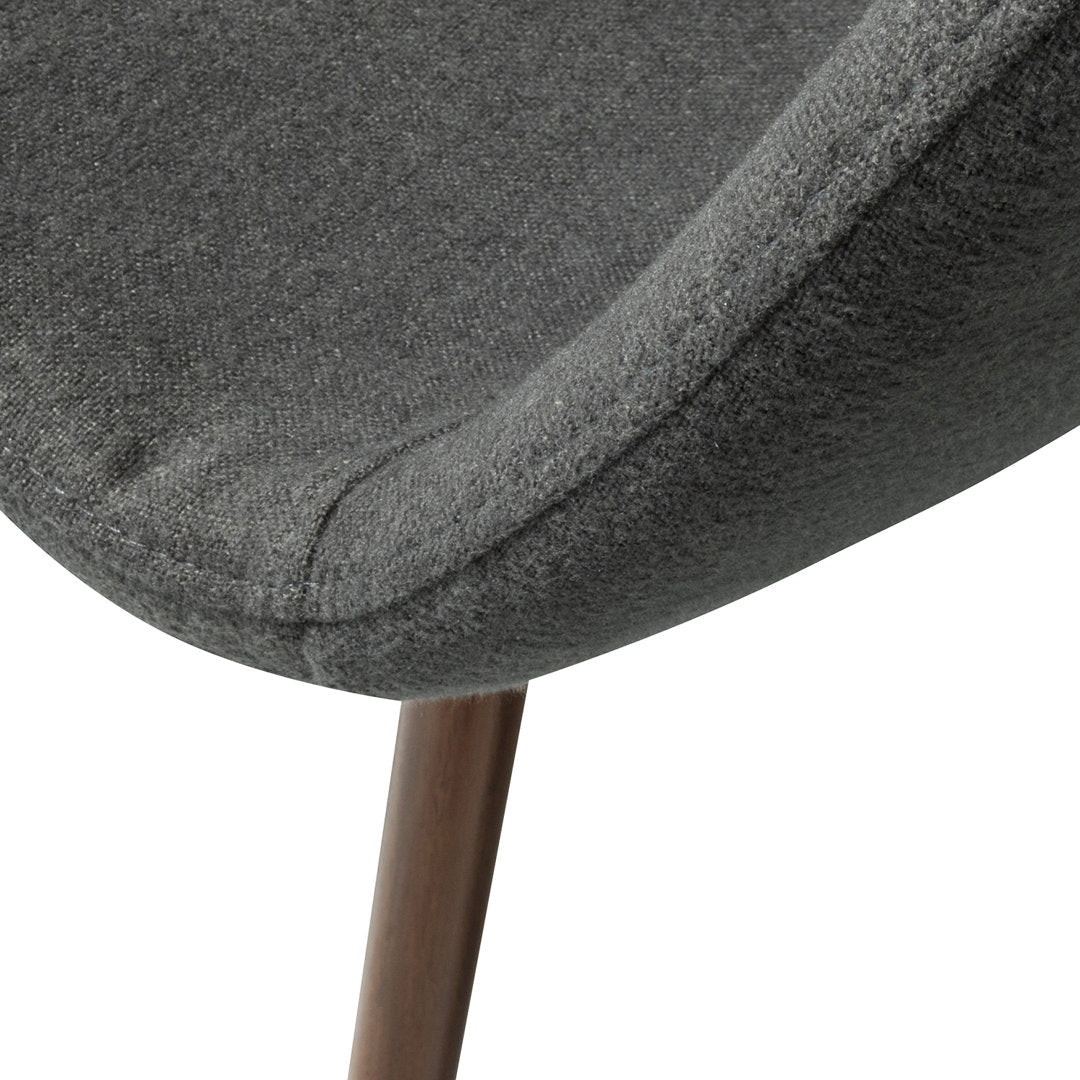 Axia Side Chair (Set of 4) Wade Logan® Upholstery Color: Charcoal