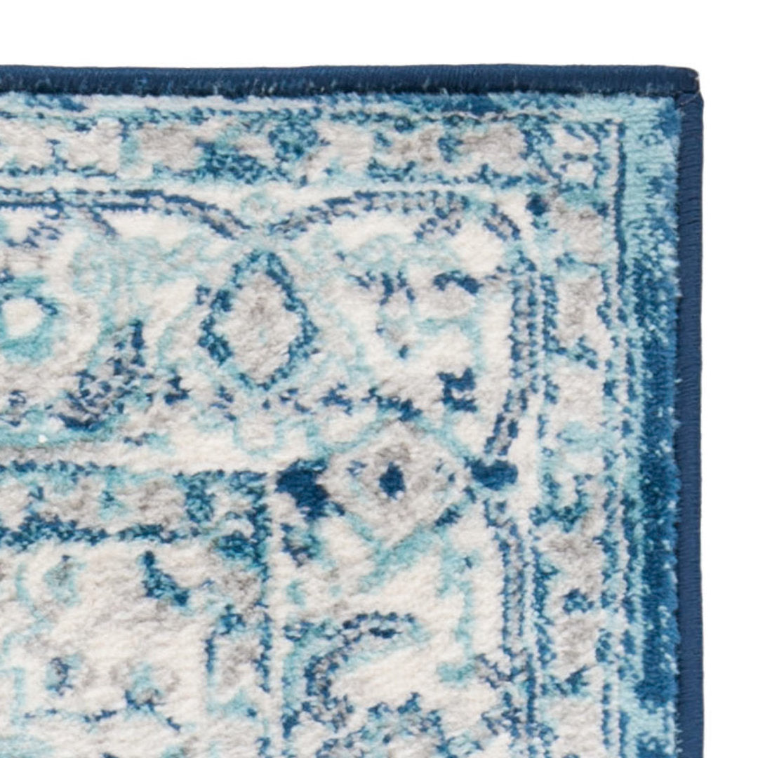 Camila Light Gray/Blue Oriental Rug Kelly Clarkson Home Rug Size: Runner 2' x 14'