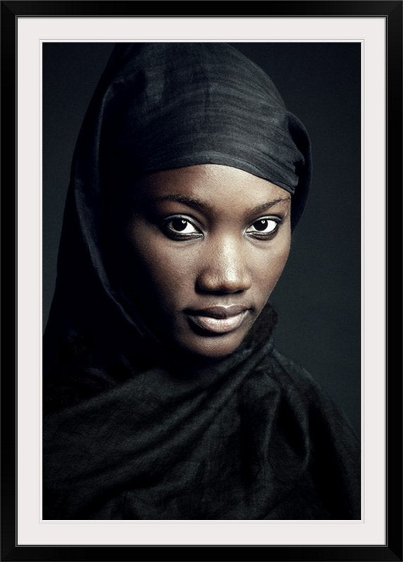 Straub Woman in Black by Vincent-Olivier Gravel - Photographic Print The Twillery Co.® Size: 32" H x 24" W x 1" D Format: Black Frame