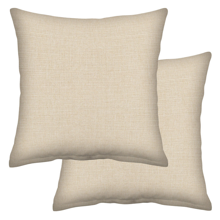 Textured Solid Toss Pillow (Set of 2) Honeycomb Color: Almond Size: 17"W x 17"L