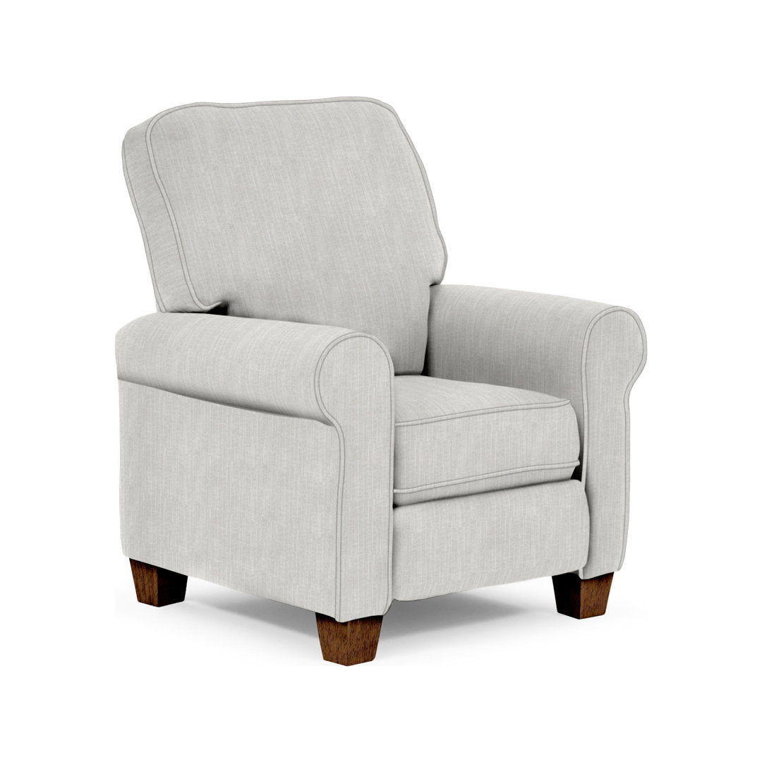 Aghancrossy 35'' Wide Manual Standard Recliner Wayfair Custom Upholstery™ Fabric: Graphite Blue