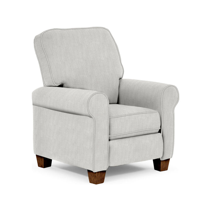 Aghancrossy 35'' Wide Manual Standard Recliner Wayfair Custom Upholstery™ Fabric: Graphite Blue