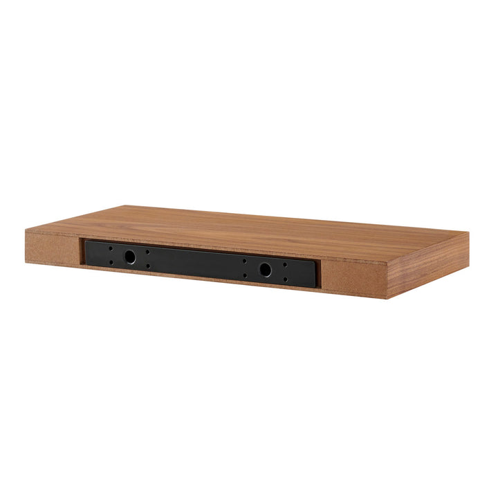 Sherice Floating Shelf AllModern Size: 1.97" H x 23.63" W x 10.24" D Finish: Walnut