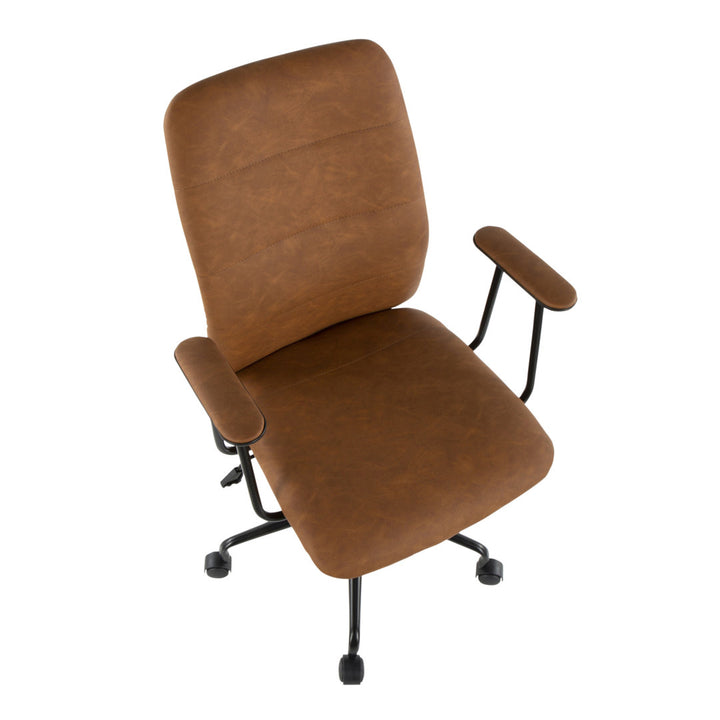 Zion Task Chair Steelside™ Upholstery Color: Brown