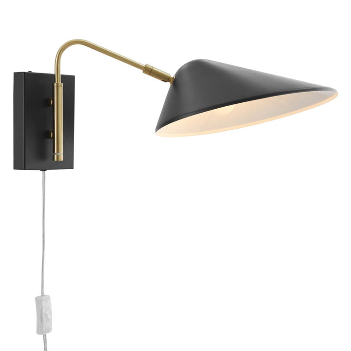 Modway Journey 7" Swing Arm Wall Sconce Modway Finish: Black