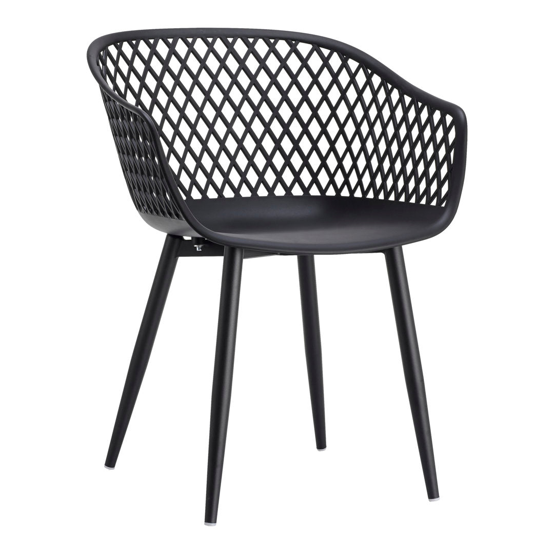 Newark Patio Dining Armchair (Set of 2) AllModern Color: Black