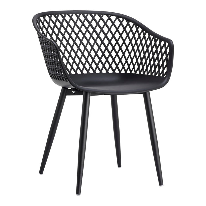 Newark Patio Dining Armchair (Set of 2) AllModern Color: Black