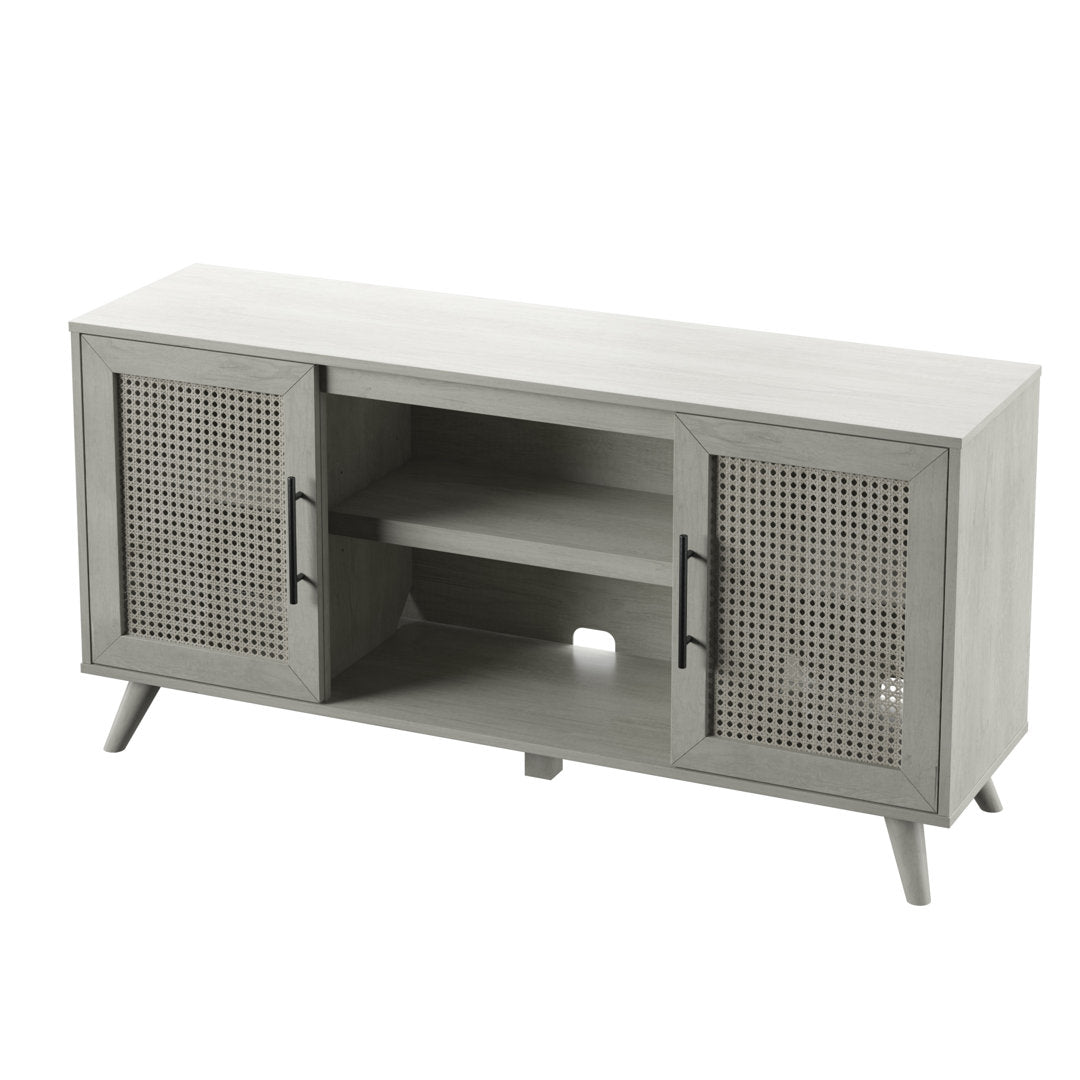 Casspi TV Stand for TVs up to 65" Sand & Stable™ Color: Fairfax Oak