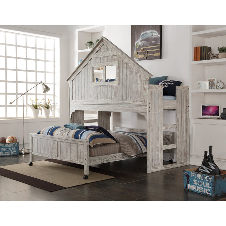 Twin Over Full Solid Wood Standard Bunk Bed by Birch Lane™ Birch Lane™