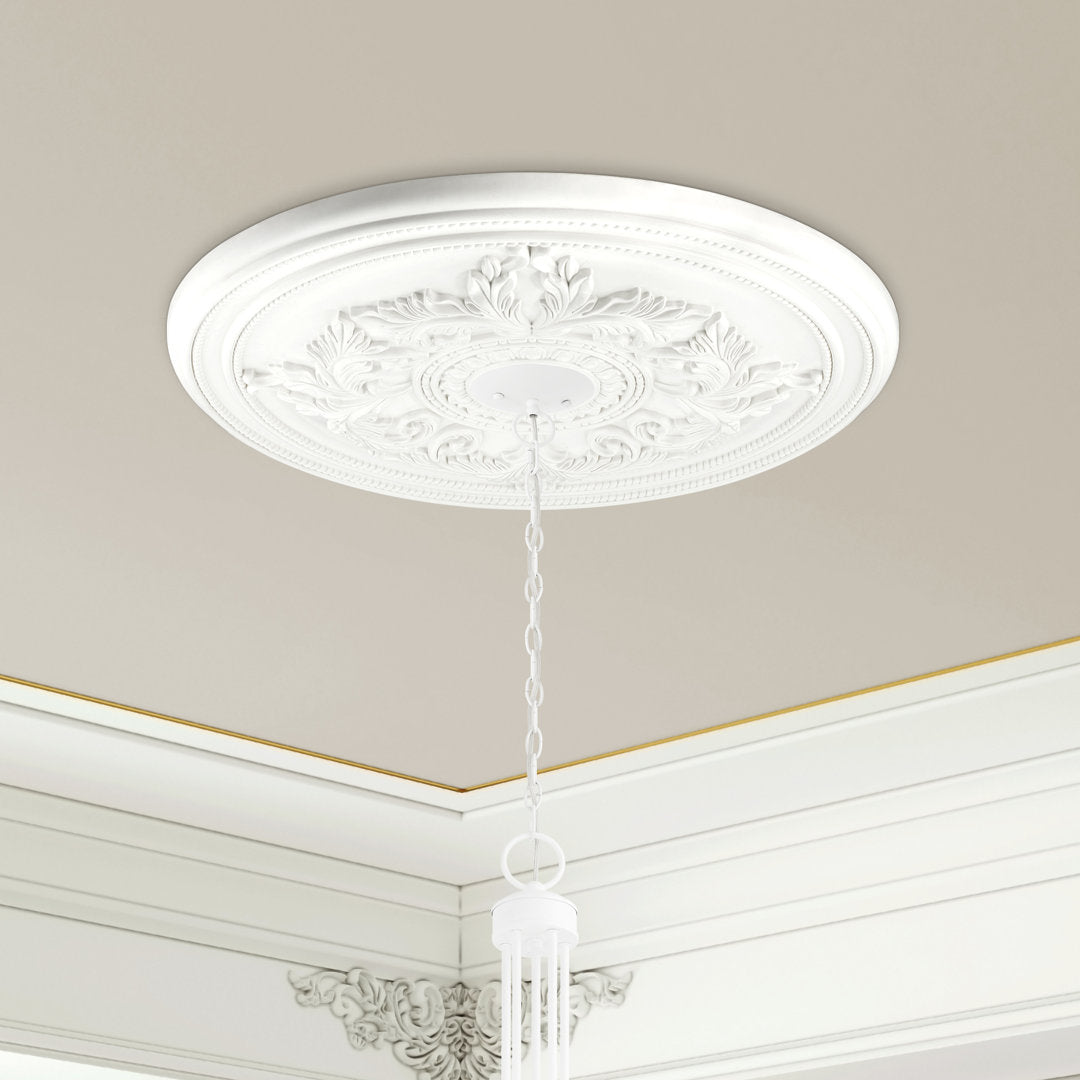 Monon Ceiling Madallion Charlton Home® Size: Medium