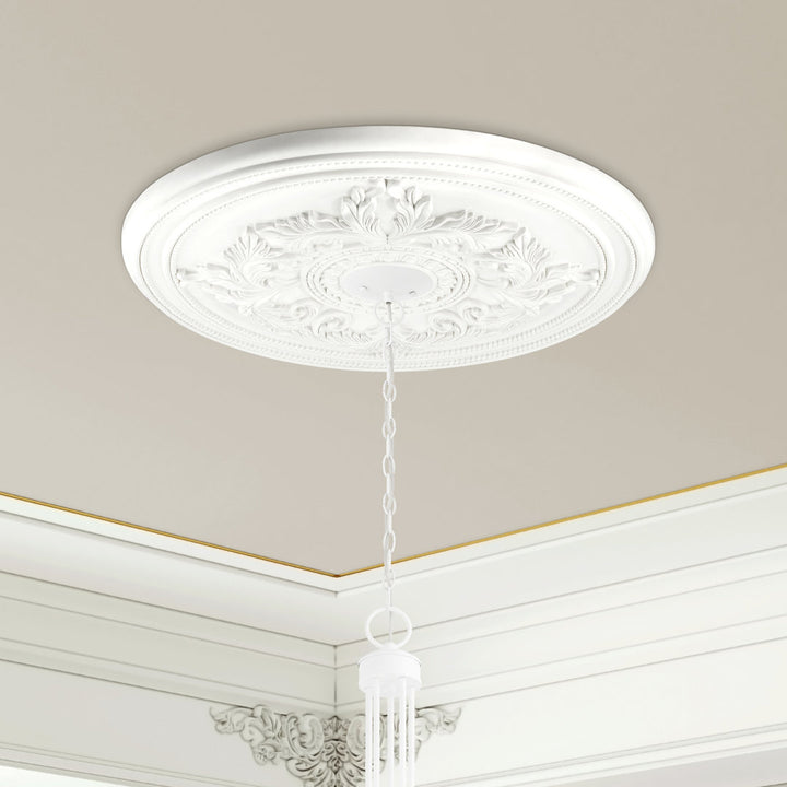 Monon Ceiling Madallion Charlton Home® Size: Medium