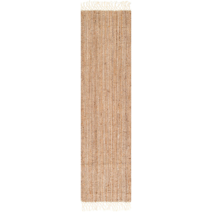 Werts Handmade Tufted Farmhouse Jute Tasseled Brown Rug Bay Isle Home™ Rug Size: Runner 2'6" x 10'