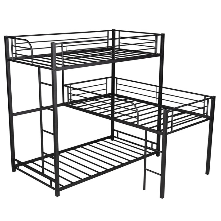 Triple L-shaped Metal Triple Twin Size Bunk Bed Isabelle & Max™