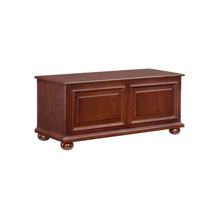 Chapman Solid Wood Blanket Storage Chest Alcott Hill® Color: Rich Cherry Brown