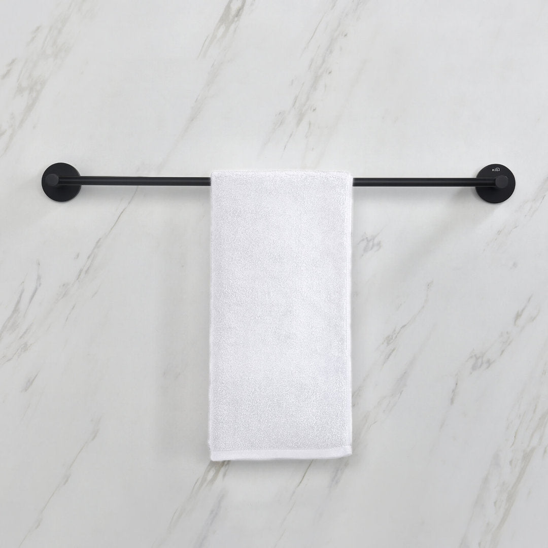 24" Wall Mounted Towel Bar KIBI Finish: Matte Black
