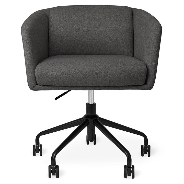 Radius Chair Gus* Modern Upholstery: Stockholm Graphite Performance Twill