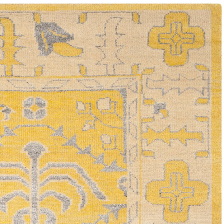 Brownsburg Stone Wash Hand Knotted 55% Wool, 10% Viscose, 35% Cotton Oriental Rug Bungalow Rose Rug Size: Rectangle 4' x 6'