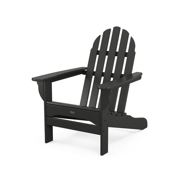 Cape Cod Adirondack Chair Trex Outdoor Color: Charcoal Black