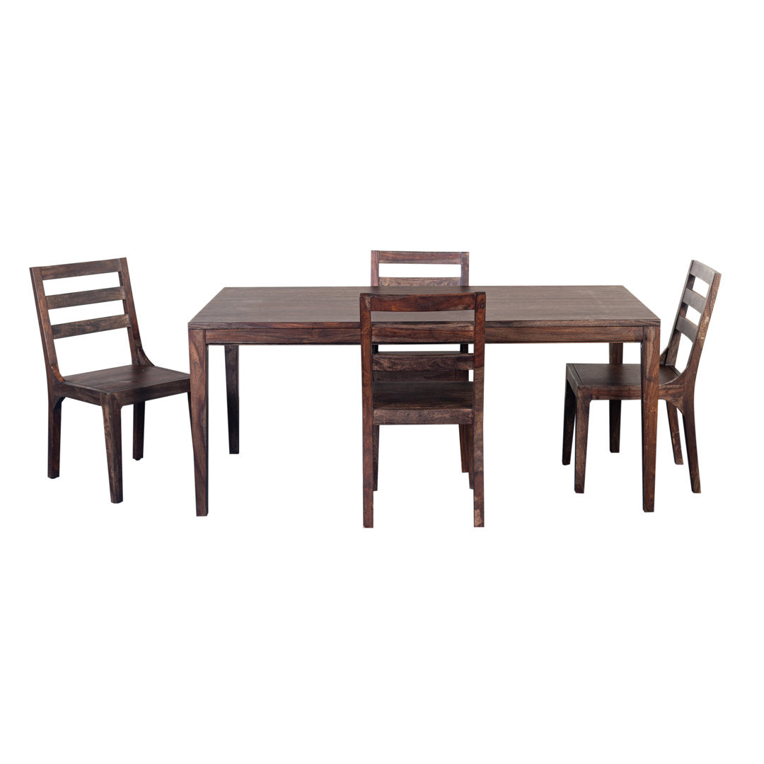 Mariann Sheesham Solid Wood Dining Table Loon Peak® Color: Dark Natural