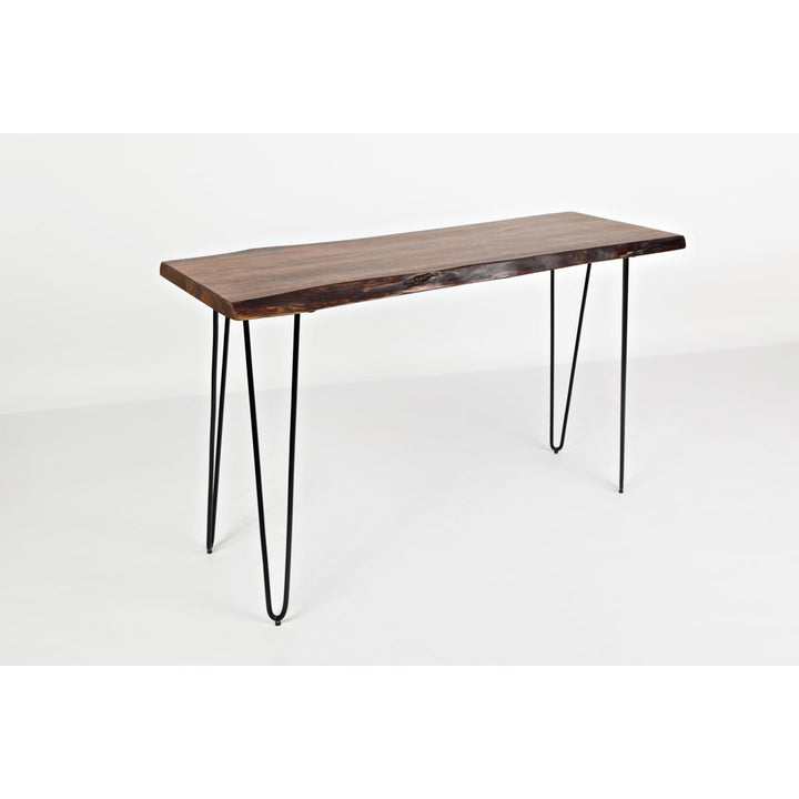 Camak 50'' Console Table The Twillery Co.® Table Top Color: Chestnut