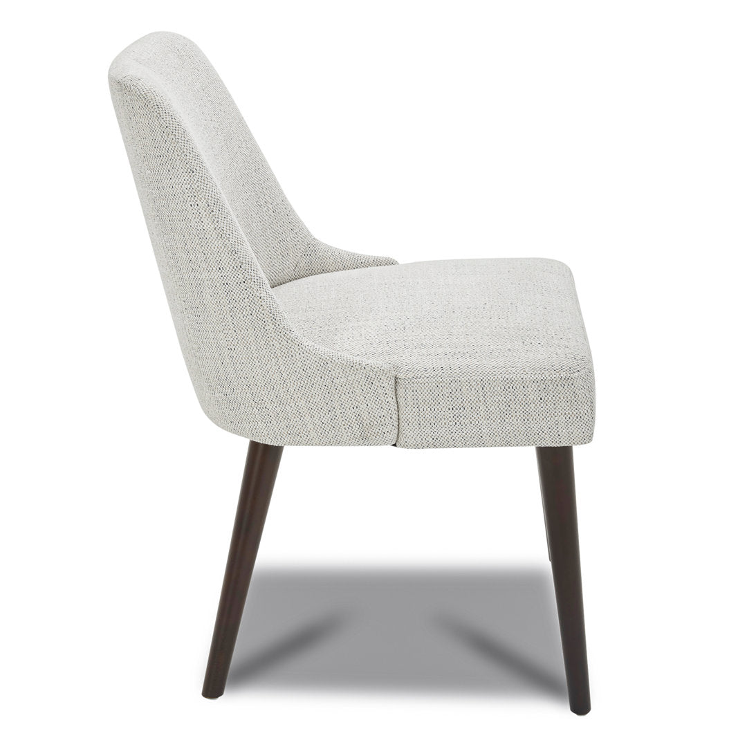 Brently Upholstered Dining Chair (Set of 2) Wade Logan® Upholstery Color: lvory