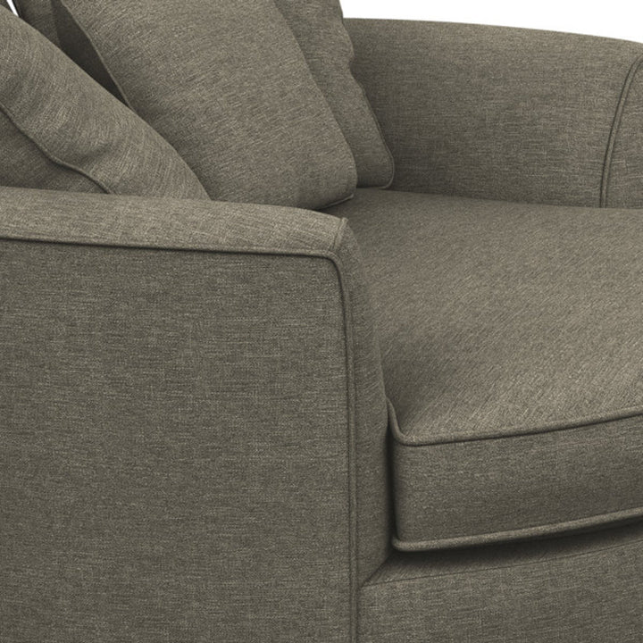 Ashonte Anjuan 61" Wide Polyester Barrel Chair Wade Logan® Fabric: Jango Mushroom