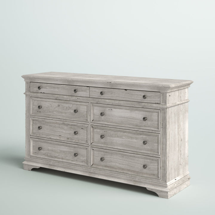 Boyer 8 Drawer 66'' W Double Dresser Laurel Foundry Modern Farmhouse® Color: Rustic Ivory