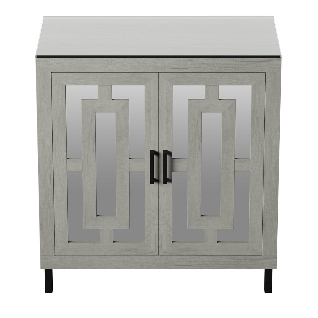 Amabel Bar Cabinet Kelly Clarkson Home Color: Fairfax Oak