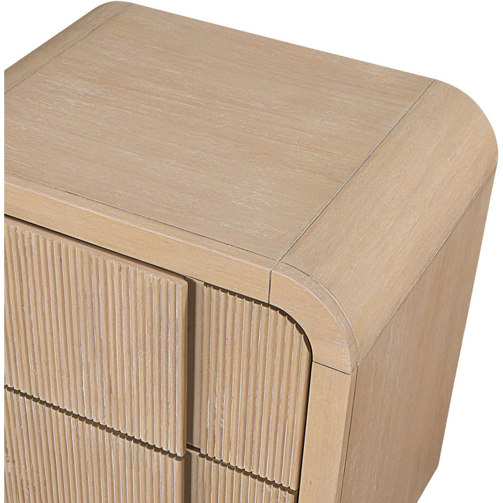 Ishana Solid Wood Nightstand Wrought Studio™ Color: Natural
