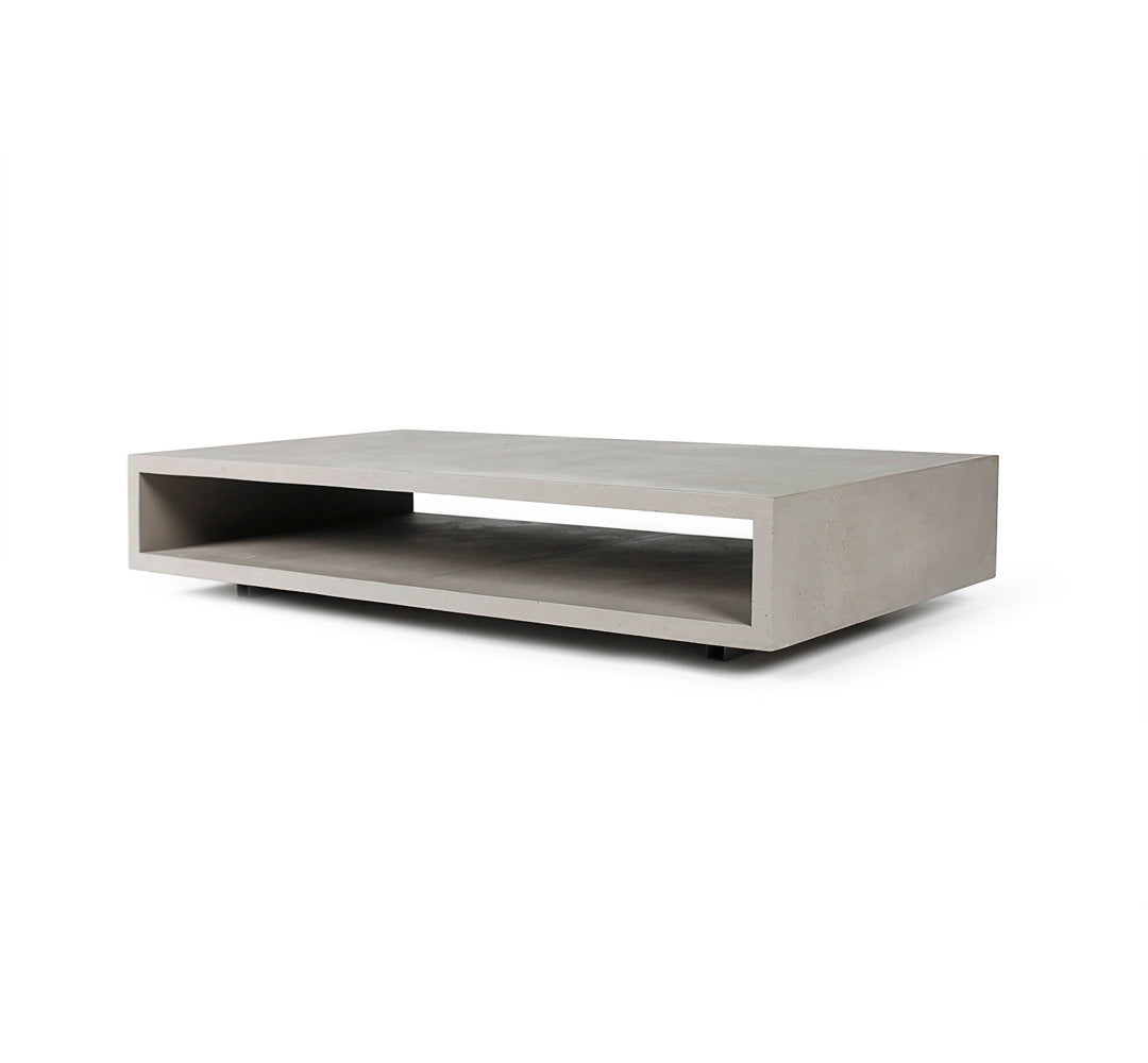 Monobloc Sled Coffee Table with Storage Lyon Beton