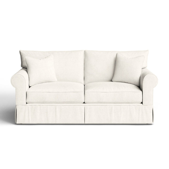 Amari 83" Slipcovered Sofa Wayfair Custom Upholstery™ Fabric: Canvas Granite Sunbrella® Canvas