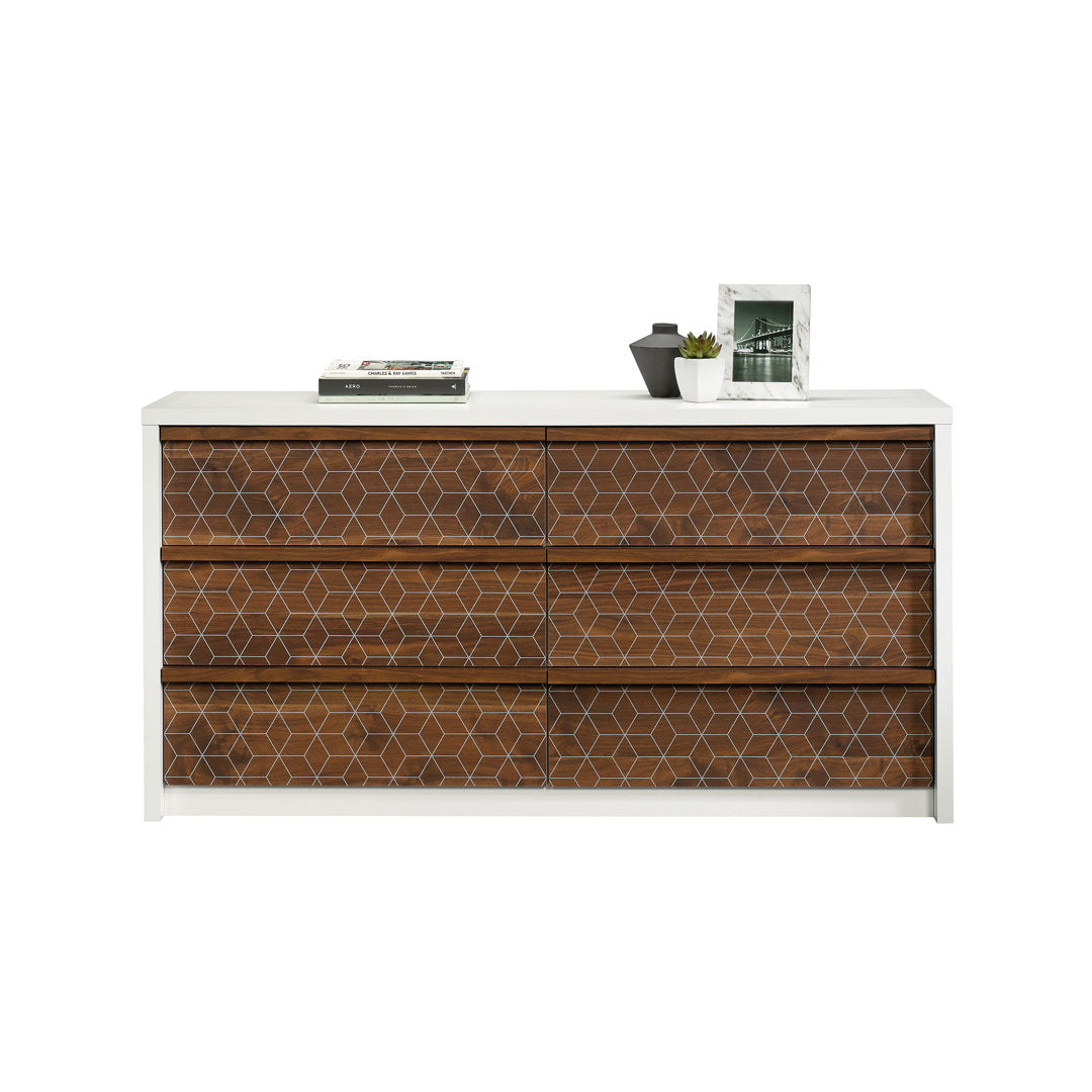 Holtzlander Double Dresser Union Rustic Color: Soft White