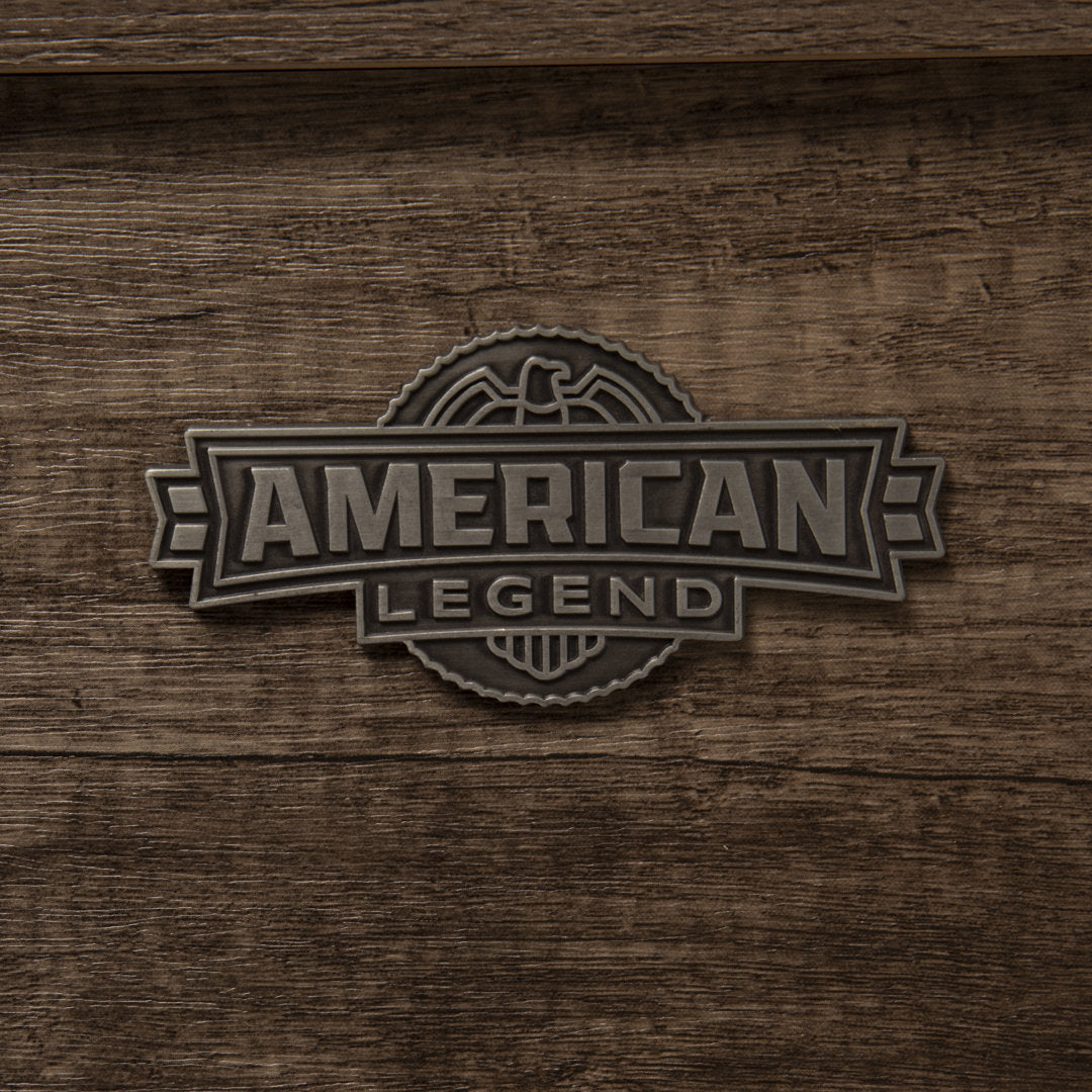 American Legend Kirkwood 9' LED Shuffleboard Table with Bonus Bowling Game American Legend