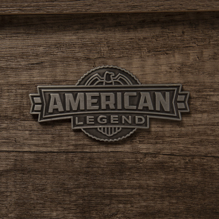 American Legend Kirkwood 9' LED Shuffleboard Table with Bonus Bowling Game American Legend