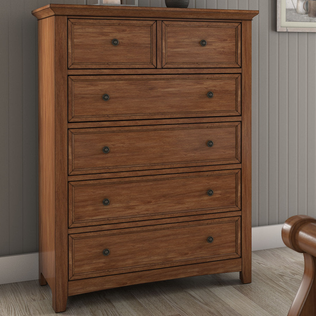 Kingery 6 - Drawer Dresser Three Posts™ Color: Oak