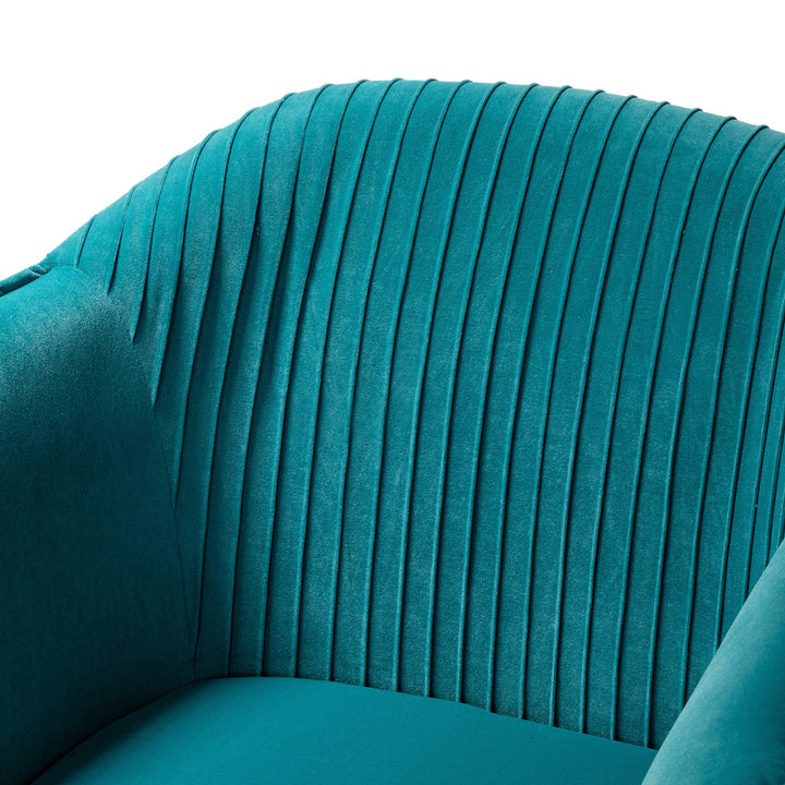 Ratzlaff 27" W Tufted Velvet Barrel Chair (Set of 2) Willa Arlo™ Interiors Fabric: Blue Velvet