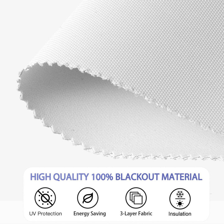 Smart Motorized Blackout White Roller Shade Symple Stuff Blind Size: 34" W x 72" L