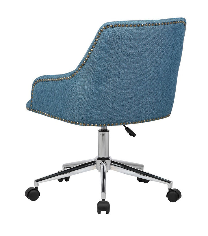 Aanshi Task Chair Lark Manor™ Upholstery Color: Teal