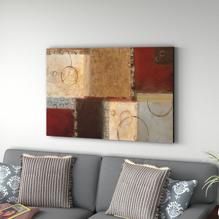 Seasons Go Round II - Wrapped Canvas Graphic Art Andover Mills™ Size: 32" H x 48" W x 1.5" D