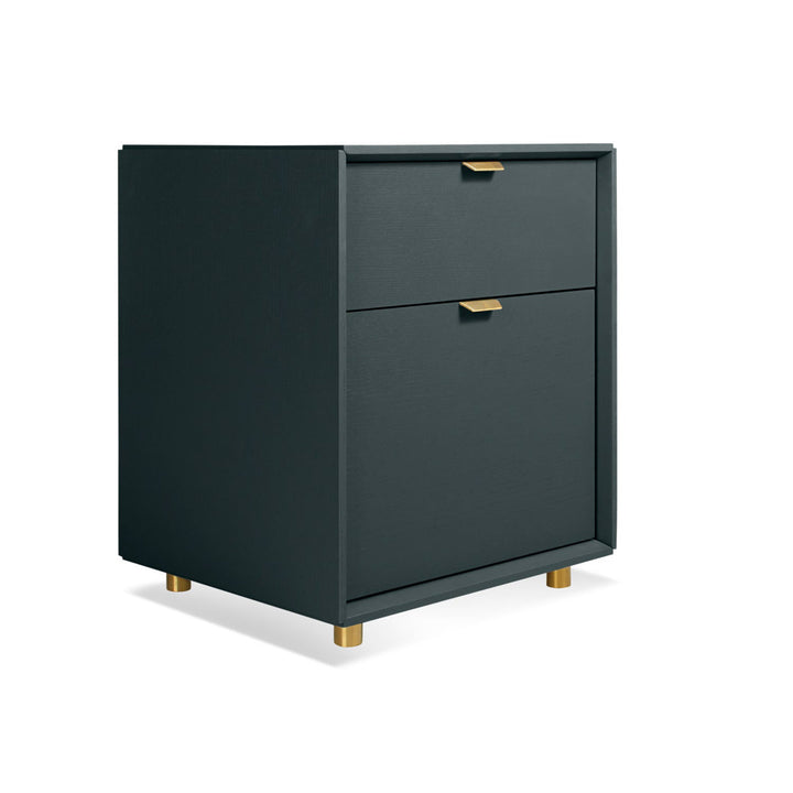 Dang 2 - Drawer Vertical Filing Cabinet Blu Dot Color: Navy Green