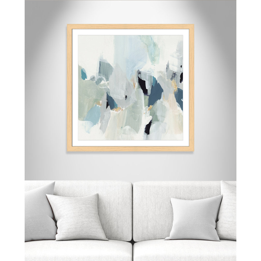 Little Talks II by Isabelle Z - Picture Frame Print on Canvas Casa Fine Arts Size: 37.5" H x 37.5" W x 1.25" D Format: Natural Picture Framed Paper