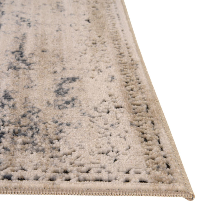 Arkeen Oriental Dark Blue/Beige Area Rug Lark Manor™ Rug Size: Square 7'10"